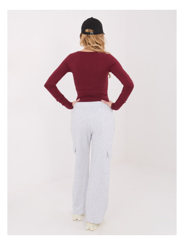 Сиви панталони с джобове