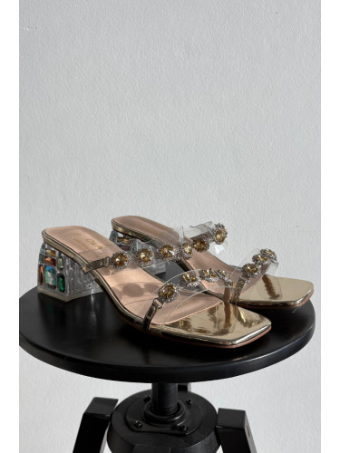 Дамски сандали с кристали S. BARSKI