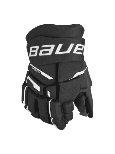 Bauer SUPREME M3 GLOVE-INT Юношески хокейни ръкавици, черно, размер