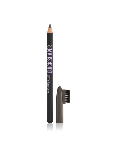 MAYBELLINE NEW YORK Quick Shaper прецизен молив за вежди с четка цвят 05 Deep Brown 1 бр.