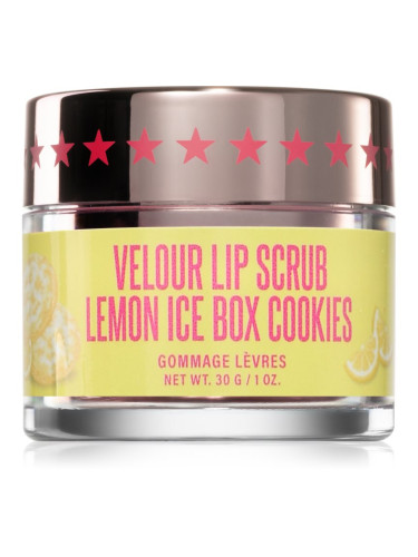Jeffree Star Cosmetics Velour Lip Scrub пилинг за устни Lemon Icebox Cookie 30 гр.