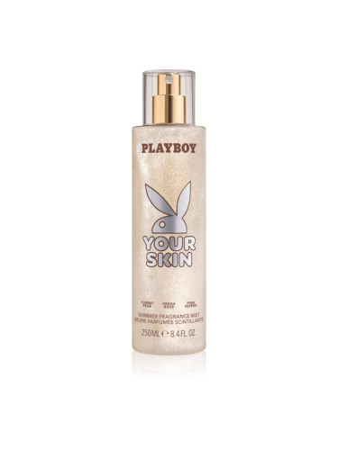 Playboy Your Skin спрей за тяло с блясък за жени 250 мл.