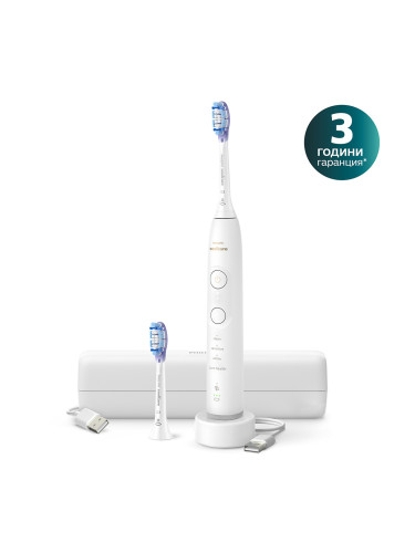 Електрическа четка за зъби Next-Generation с калъф Philips Sonicare Серия 7100, бяла