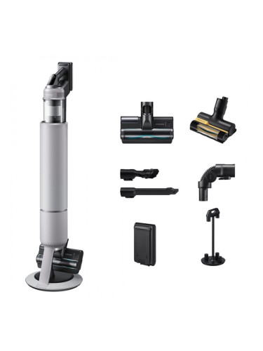 Вертикална прахосмукачка Samsung Bespoke AI Jet Lite Pro VS80F28DLP/WA, 0.5 л, 280 AW, Li-Ion батерия, Безжична употреба, AI, Wi-Fi, Сив
