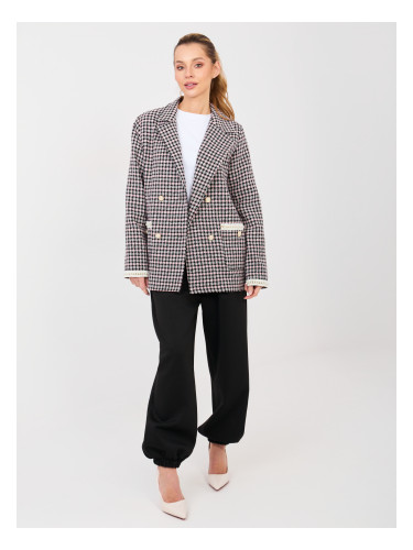 Дамско карирано сако