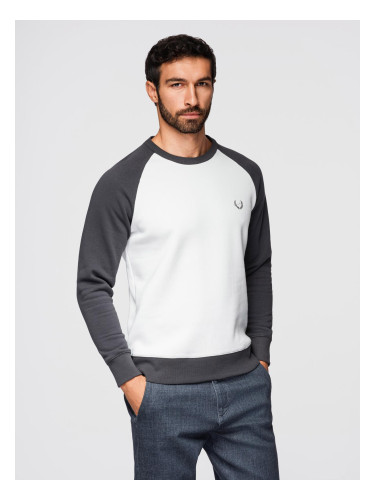 Мъжки суитшърт с контрастни елементи