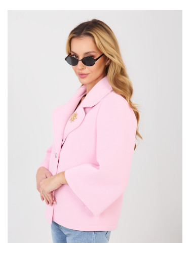 Светло розово дамско яке