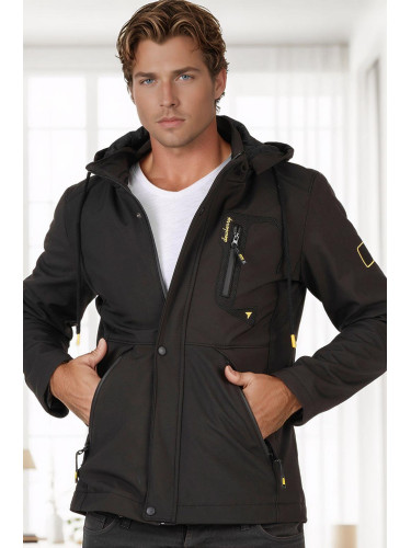 Мъжко софтшел яке Dewberry черно