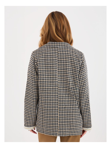 Дамско карирано сако