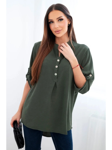 Дамска блуза с удължен гръб