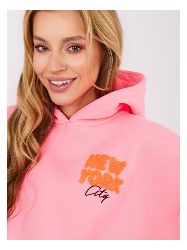 Розов суичър с качулка New York City