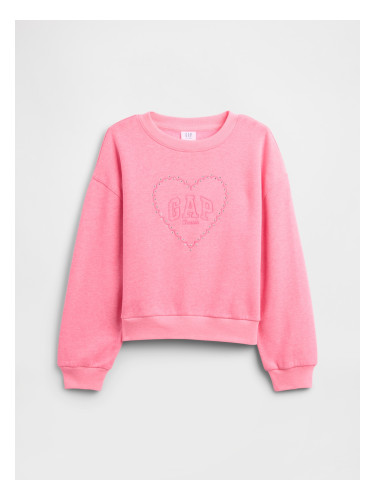 GAP Kids Oversize Sweatshirt with Logo - Girls