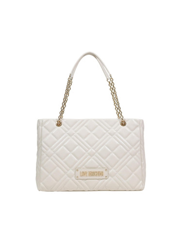 Бяла чанта Love Moschino