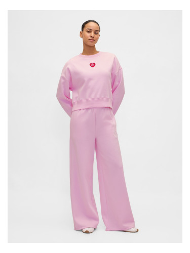 Спортни панталони GAP с висока талия