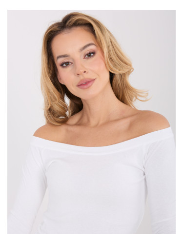 Блуза с открити рамене