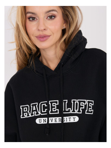 Черно качулка Race Life