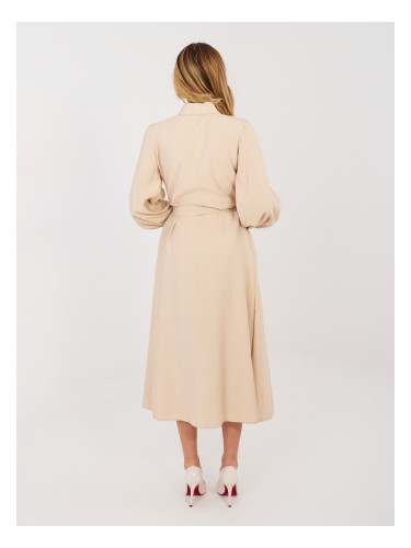 Бежова рокля-риза