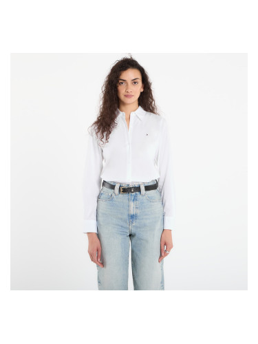 Риза Tommy Hilfiger Cotton Stretch Regular Ls Shirt Optic White L