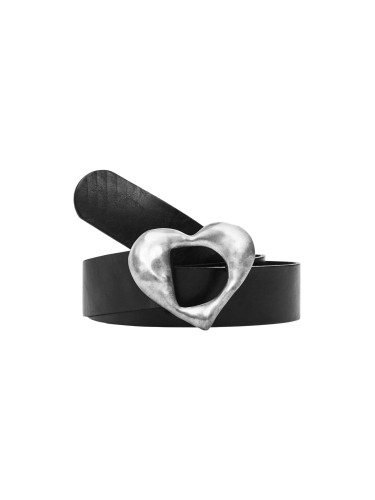 Кожен колан Desigual със сърце