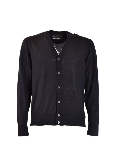Мъжки черен кардиган Neil Barrett