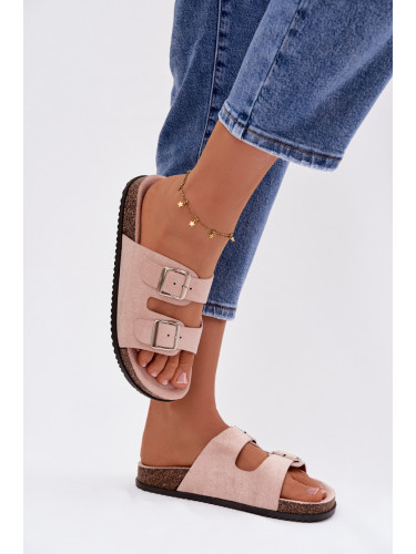 Дамски светлорозови джапанки Oliena