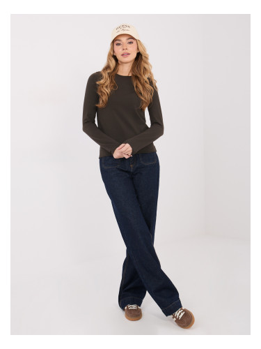 Обикновена кафява блуза