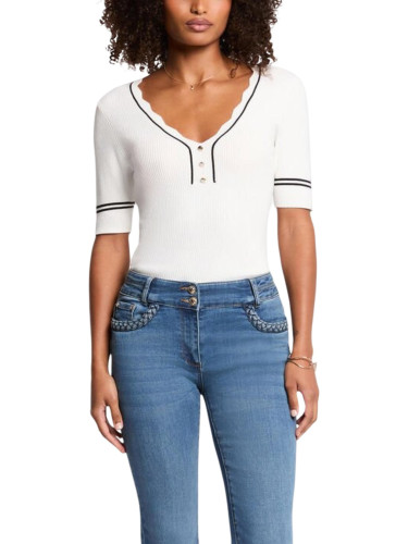 Бял топ Morgan De Toi с копчета