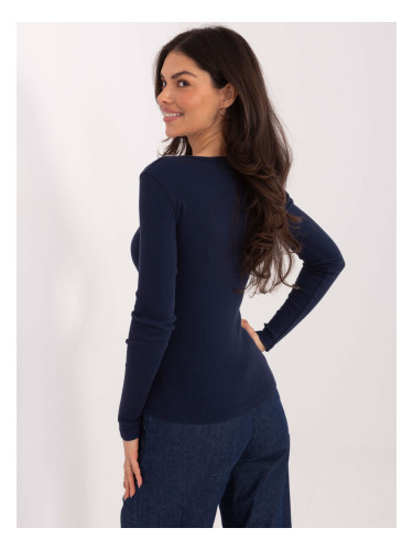 Дамска блуза, тъмносиня