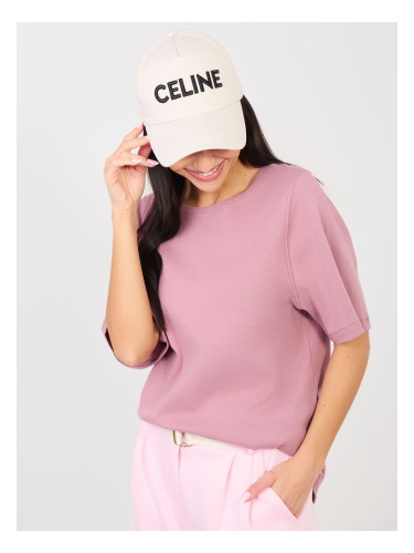 Дамска тениска в тъмно розово