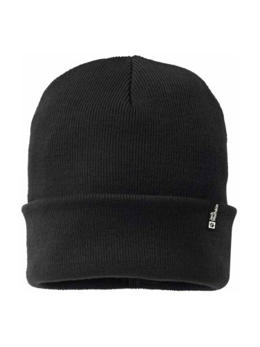 Jack Wolfskin RIB Универсална зимна шапка, черно, размер UNI