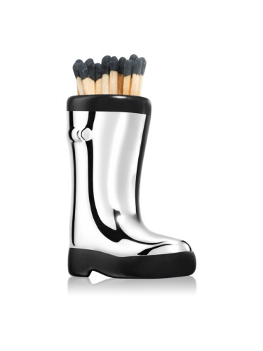 Paddywax Cowboy Boot Match Holder кибритени клечки Chrome Metallic 25 бр.