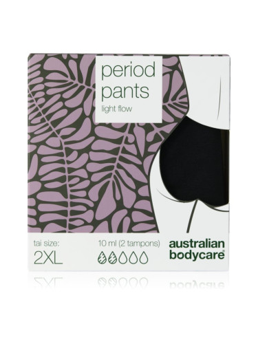 Australian Bodycare Period Pants менструално бельо за слаба менструация размер XXL 1 бр.