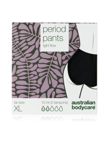 Australian Bodycare Period Pants менструално бельо за слаба менструация размер XL 1 бр.