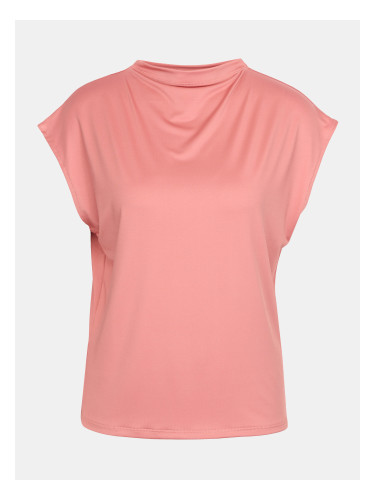 Розова дамска тениска с къс ръкав