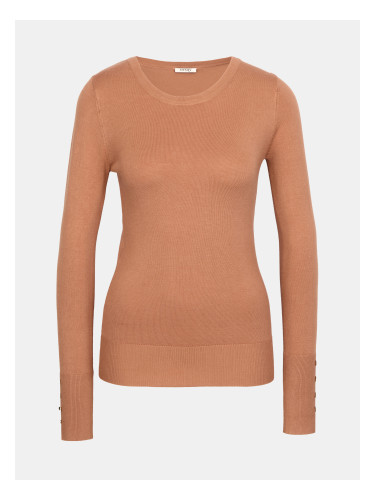 Светлокафяв дамски пуловер ORSAY