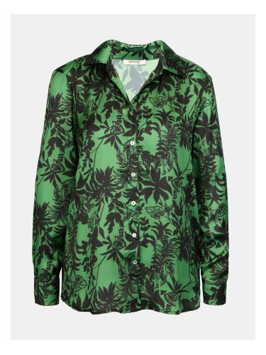 Зелена шарена блуза ORSAY