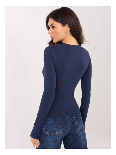 Дамска блуза в тъмносиньо