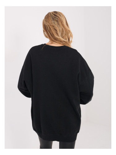 Черен суитшърт с надпис „Калифорния“