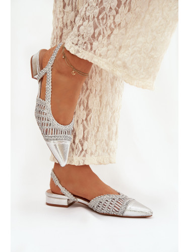 Дамски сандали с плетене Nivorra