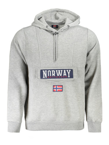 NORWAY 1963 MEN'S ZIP-UP SWEATSHIRT GREY