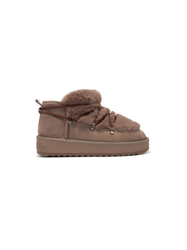 D.Franklin Nordic Trk Fur Low Brown DFSH370011-BROW Жени - Обувки D.Franklin - Кафяв - DFSH370011-BROW-4 - Size: 4