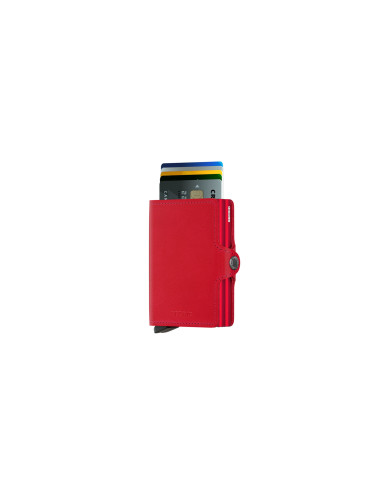 Secrid Twinwallet Original Red-Red Unisex - Портфейли Secrid - Червен - TO-RED-RED-One-size - Size: One size