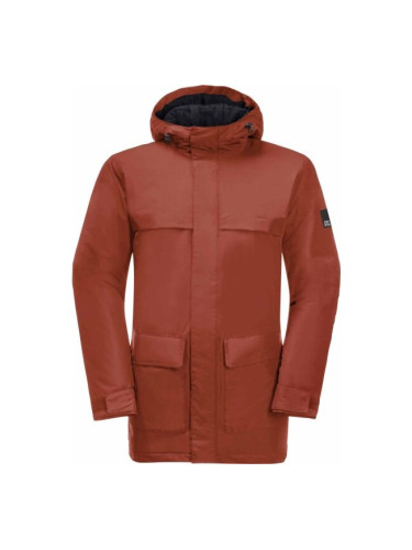 Jack Wolfskin WINTERLAGER M Мъжка зимна парка, червено, размер