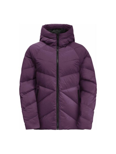 Jack Wolfskin MARIENPLATZ W Дамско яке от пух, винен, размер