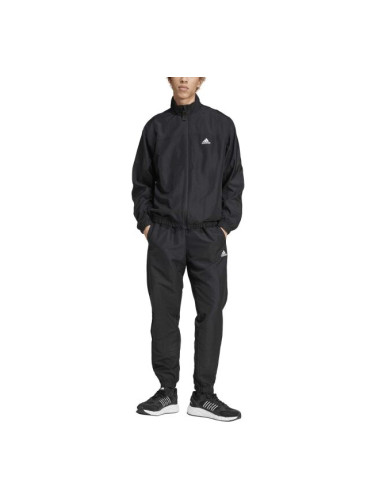 adidas SPORTSWEAR WOVEN COLORBLOCK TRUCKSUIT Мъжки спортен екип, черно, размер XXL