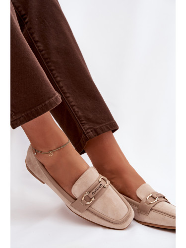 Дамски мокасини Evelora с декоративен елемент