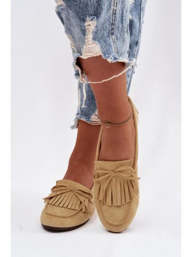 Дамски мокасини с пискюли Janelisse