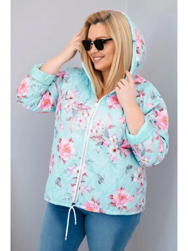 Дамско пролетно ватирано яке с качулка Kesi Włoski