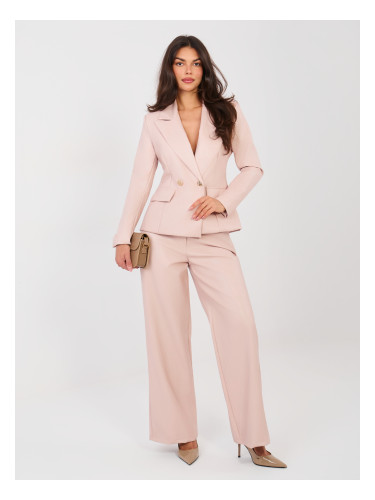 Дамски комплект панталони в розов цвят