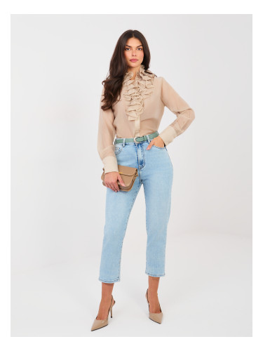 Дамски сини дънки